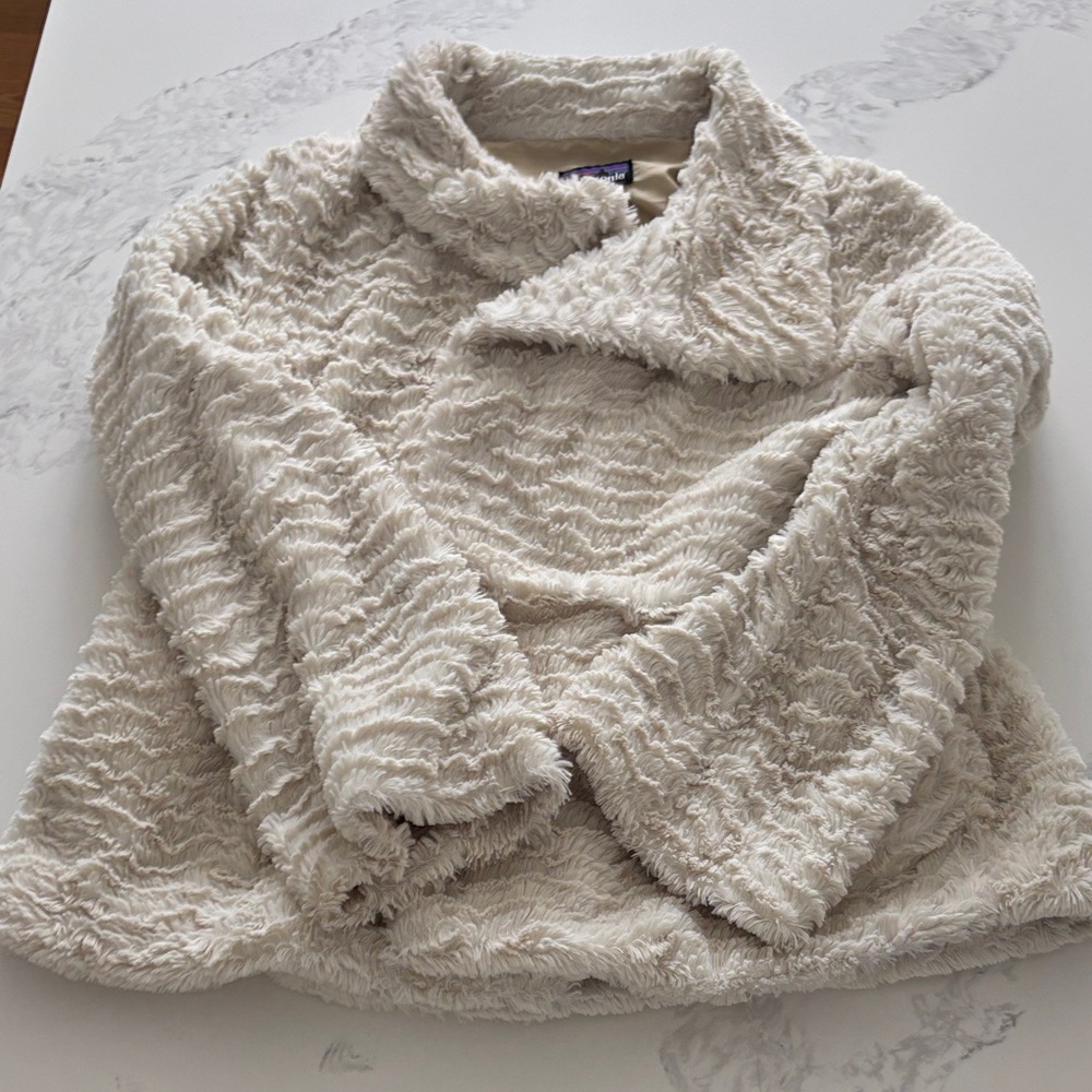 Patagonia Cream Textured Jacket